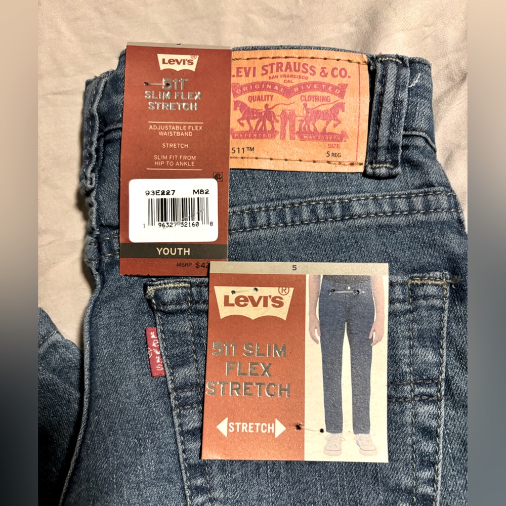 NWT Levi’s 511 Slim Flex Stretch, Size 5 - Picture 5 of 5